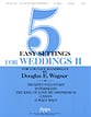 Five Easy Settings for Weddings Vol. 2 Handbell sheet music cover